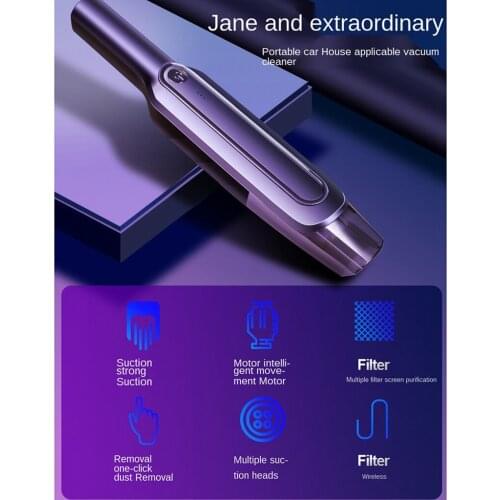 Handheld Cordless Car Vacuum Cleaner 6000Pa High Power Vacuum USB Charging
