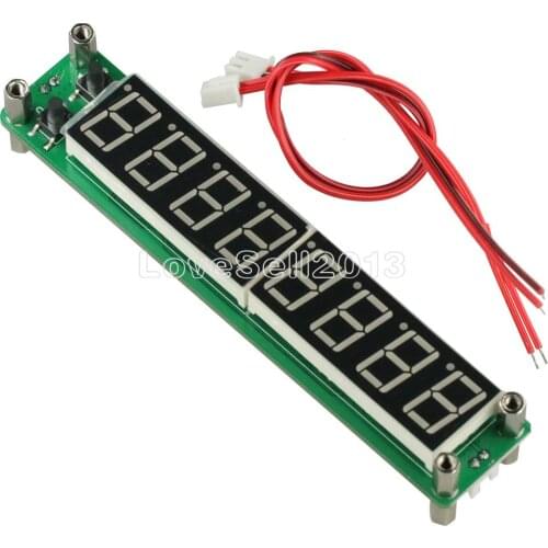 Blue RF Signal Frequency Counter 0.1-60MHz 20MHz ~ 2.4GHz Cymometer Tester