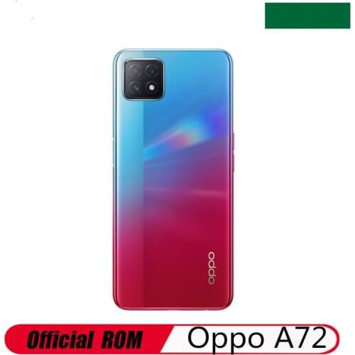 New Oppo A72 5G Android Phone Dual Sim Card 8GB RAM 128GB ROM 16.0MP 18W Charger Mediatek 720 6.5" 90HZ Fingerprint OTA GPS