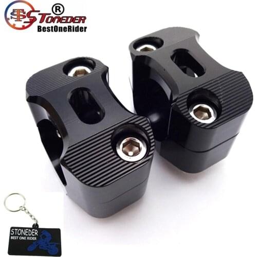 STONEDER 1/8'' 28mm Handle Bar Clamp Adapter Risers Taper For Pit Dirt Bike ATV Motocross