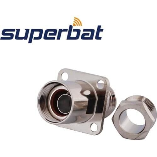 Superbat N Clamp Female Jack with 4 hole Panel Mount RF Coaxial Connectors for RG214 RG8 LMR400 Cable