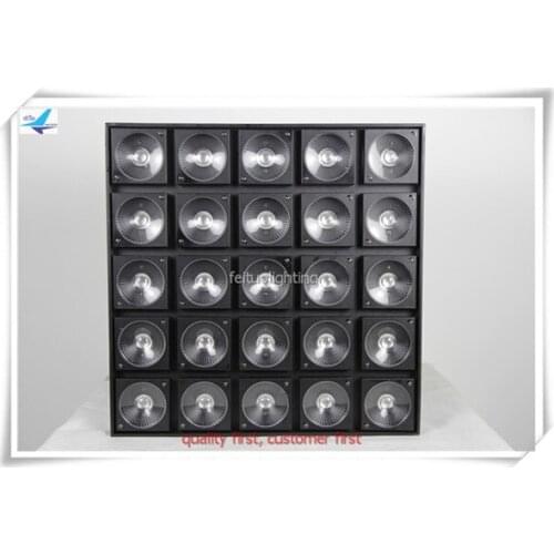 Free shipping 4pcs/lot Led Dot Matrix 25X30W COB Blinder Light RGB 3in1 Built-in Auto Programs Color Change Bar Stage DJ Lights