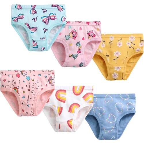 3Pcs/Lot High Quality Children Cotton Panties for Baby Girls Briefs Shorts Girls Underwear Kids Underpants Clothing