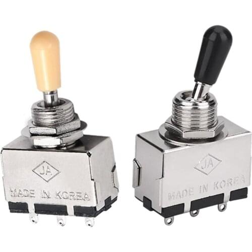 Solid Knob Shaft Box Style Les Paul Sg 3 Way Pickup Selector Toggle Switch