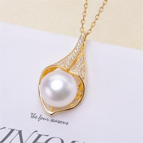 S925 Sterling Silver Screw Eye Pin Bail Top Drilled Beads End Cap For DIY Pearl Charm Pendant Connectors Jewelry Making