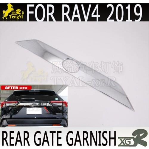 Xgr rear door cover gate garnish for RAV4 2019