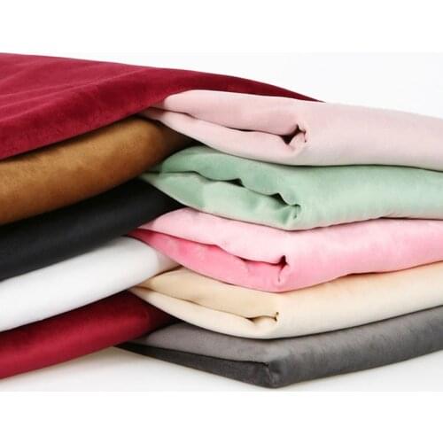 100*150cm Velvet Fabric Thickening Matte Plush high quality Velvet curtains Pillow Sofa Dress DIY fabric Hand sewing 16 colors
