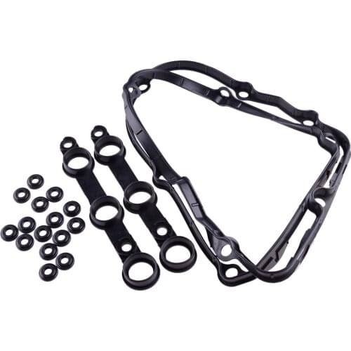 11120030496 Car Valve Cover Gasket With Seals Set Fit for BMW X3 E83 E53 3 5 7 Series E46 E39 E60 E65 E66 E67 Z3 Z4 E36 E85