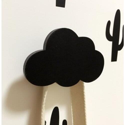 2Pieces/Lot Wooden Cloud Hook Decoration Home Decor Room Decoration Childrens Room Decoration Wall Stickers Stickers анимеобои