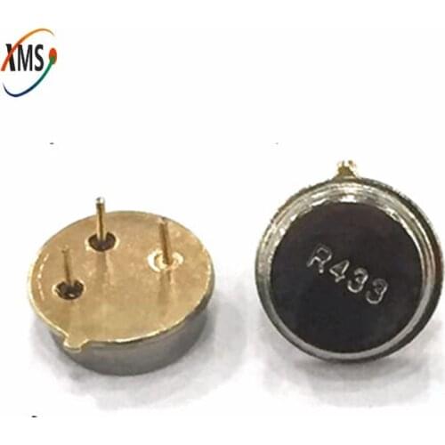 5PCS - 30PCS/lot R433 R433A 433MHZ 433M 433.920MHZ 3P Crystal oscillator filter circular