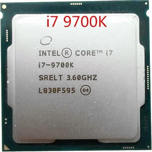 Intel Core i7-9700K i7 9700K 8 Cores up to 3.6 GHz 300 Series 95W Desktop Processor