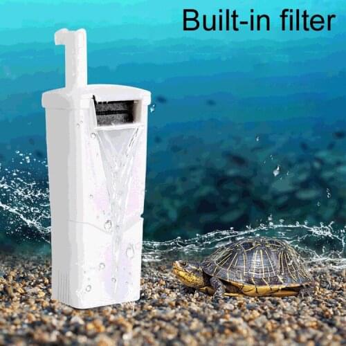 Low water level filter fish tank aquarium filtration equipment tortoise tank activated carbon water purifier