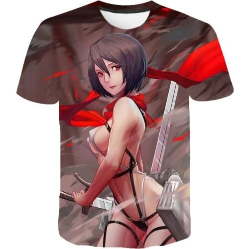 Camiseta de Anime de dibujos animados para hombres y mujeres, ropa bonita de calle de verano, Ninja, 3DT, novedad de 2021