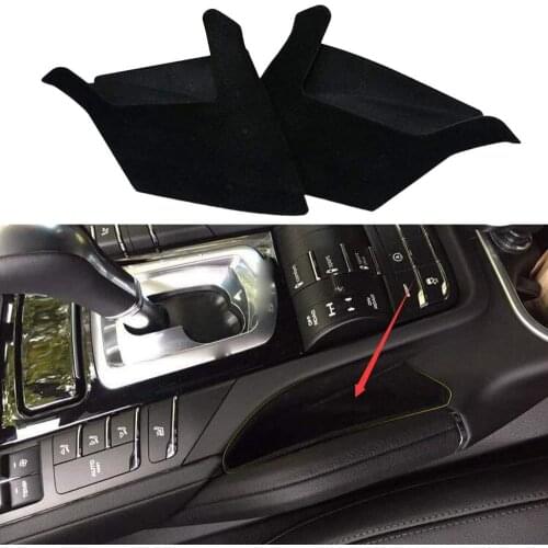 2Pcs Interior Center Console Armrest Storage Container Pocket Organizer Holder Box For Porsche Cayenne 2011-2017 Car Accessories