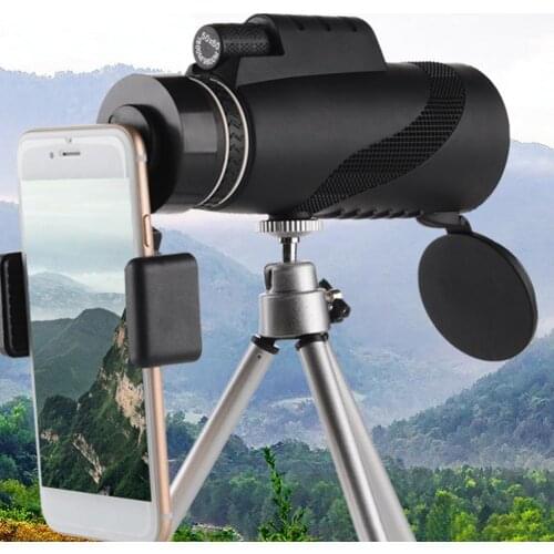 1set 50x60 High Magnification Portable Monocular Telescope Waterproof Night Vision Telescopes Military HD Professional Shooting
