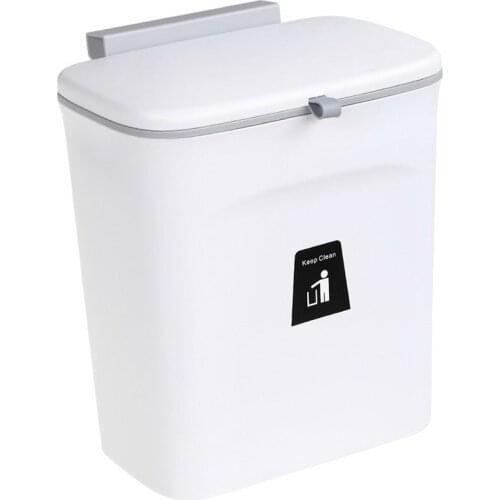 General-purpose Trash Can For Kitchen Supplies Multifunctional Non-punch Trash Can Can Hang Trash Storage Cabinets