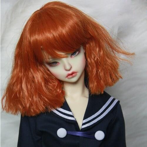1/3 1/4 1/6 1/8 Hair Wavy High Temperature Fashion Short Style Wire BJD Wig