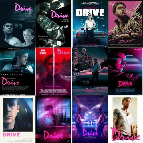 Drive Ryan Gosling Posters Movie Glossy Paper Prints High Definition Home Decoration free shipping