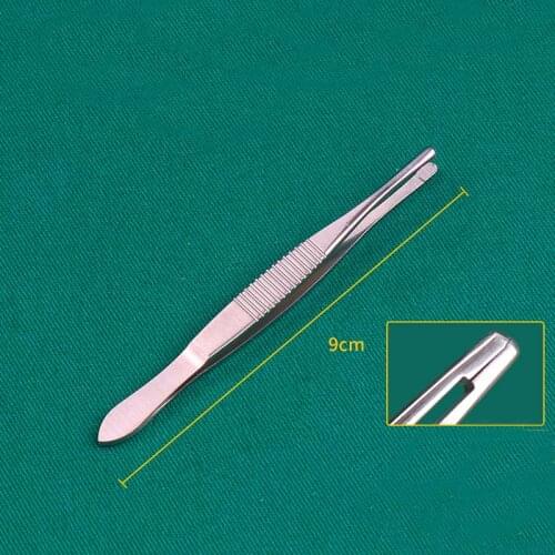 Trichiasis tweezers round head 9 cm fine tweezers eyebrow clamp eyebrow tweezers eyebrow trimming eyebrow clamp plucking eyelash