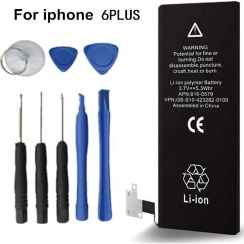 Antirr Brand Apple Iphone 6 plus Replacement battery For Apple iPhone 6 plus battery with free repairing tools