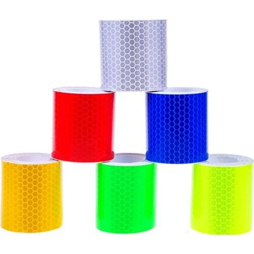 5x100cm Reflective Adhesive Tape Bicycle Sticker Decal Safety Warning Strip 2019