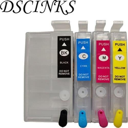 T2711-T2714 Refillable ink cartridge T2701-T2704 with Permanent chip For Epson WF7110 WF7610 WF7620 WF3620 WF3640 printer