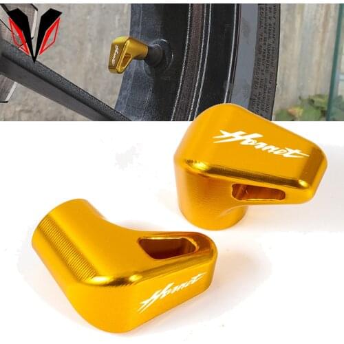 Universal Motorcycle CNC Aluminum Wheel Tire Valve Stem caps For HONDA Hornet CB600F CB600 CB919 Goldwing gl1800 Hornet 600