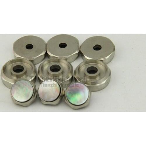Trumpet Repair Parts Top Valve Cap /Finger Button/Stem/Bottom Valve Cap
