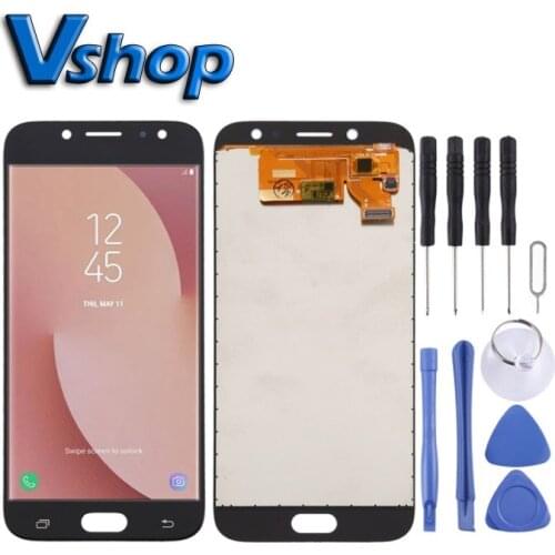 TFT Material LCD Screen and Digitizer Full Assembly for Galaxy J7 (2017) J730F/DS J730FM/DS AT&T LCD Dsiplay Repalcement Parts