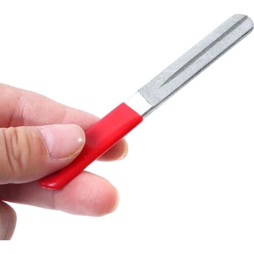 1 Pcs Diamond Fishing Hook Hone Fishook Sharpening Fishing Tackle Box Accessory Tool Easy To Use