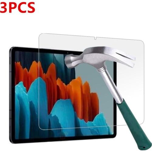 3 packs Tempered glass film screen protector for Samsung galaxy tab S7 11 inch SM-T870 SM-T875 S7+ Plus 12.4 inch SM-T970 T975