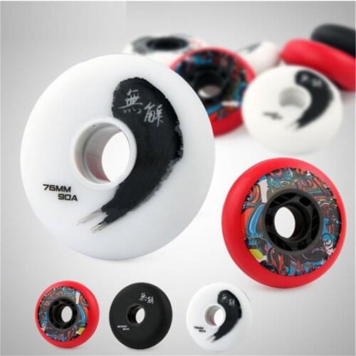 [72mm 76mm 80mm] Slide 90A Slalom Slide Skating Patines 85A Professional Inline Roller Skates Wheels for SEBA Powerslide