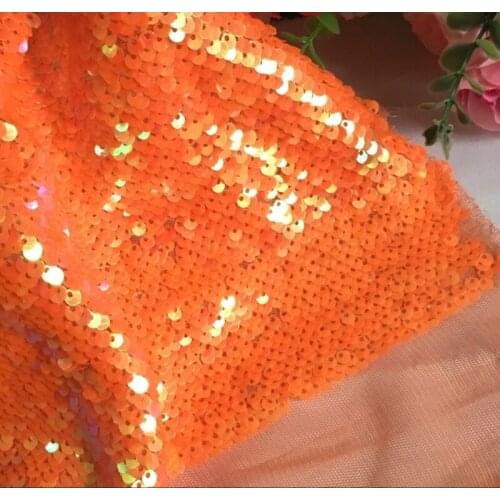 GLace 1Y/Lot Encryption Sequin Paillette Sequin Fabric Sparkly Glitter Fabric for Clothes Stage Party Wedding Decoration TX790