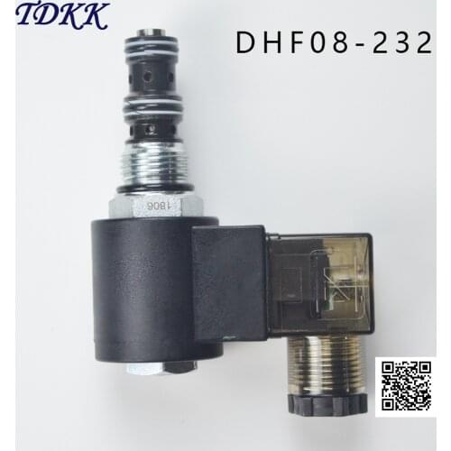 Two-position Three-way Threaded Cartridge Solenoid Valve Valve DHF08-232 Hydraulic Valve SV08-30