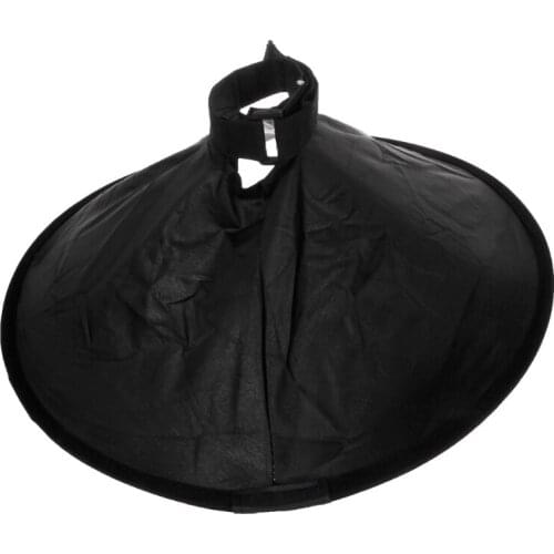 H8WA Universal 42cm Round Flash Softbox Speedlite Diffuser Reflector Strap New