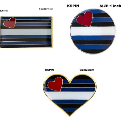 Leather Pride LGBT Pride Badge Lapel Pin Brooch