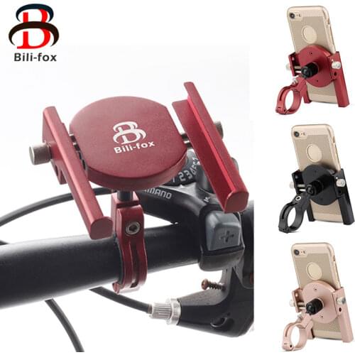 Bike Bicycle Metal Holder for Mobile Phone Holder Adjustable Motorcycle Handle Phone Mount for iPhone for Huawei GPS