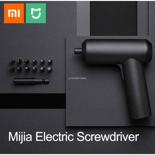 Xiaomi Mijia Cordless Rechargeable Screwdriver Kit 3.6V 2000mAh Li-ion 5N.m Electric Screwdriver With 12Pcs S2 ScrewBits DIY Set
