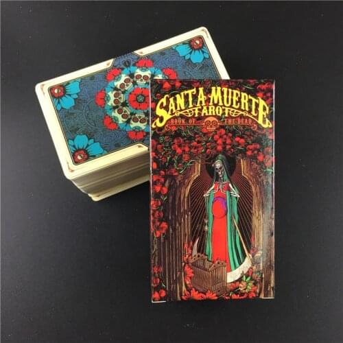 English Board Game Santa Muerte Tarot Cards Deck For Family Party Entertainment Cards Games