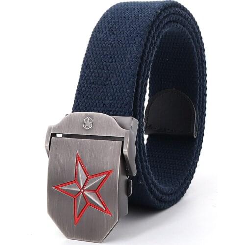 New Mens Outdoor Sport Canvas Belt Korean Fashion Luxury Pants Accessories Tactical Training Designer Casual Gifts for Mens Belt