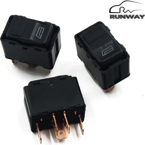 Factory direct sale!High quility single electronic window switch for Audi A6 C4 V8 Quattro 80 B3 B4 90 100 (3PCS)