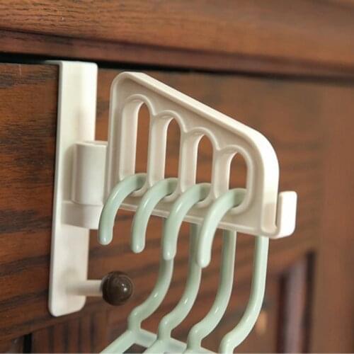 Plastic Home Storage Organization Hooks Rails Bedroom Door Hanger Clothes Hanging Rack Holder Hooks for Cloth Towel