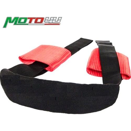 Motorbike Motorcycle Front Wheel Handlebar Transport Bar Tie Down Strap