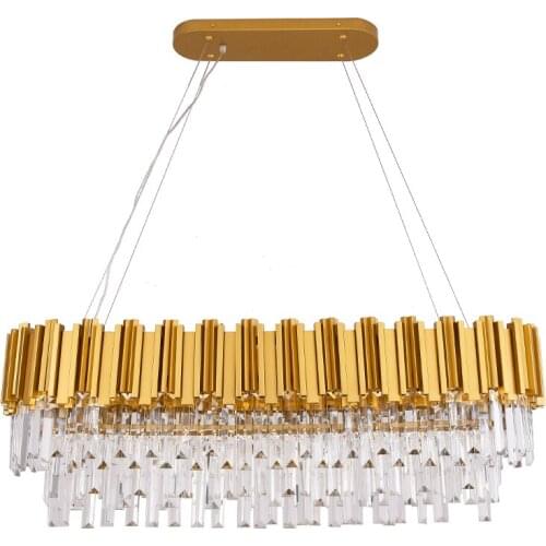 Luxury Crystal Chandelier Lighting Creative Golden Cristal Lustres Light Fixture Chandelier Crystal for Hotel Project MD85599