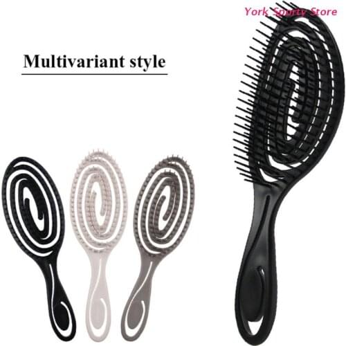 Detangling Hair Brushes Hollow Out Wet Dry Detangler Scalp Massage Comb For Long Short Thick Thin Curly Straight Wavy Hairs