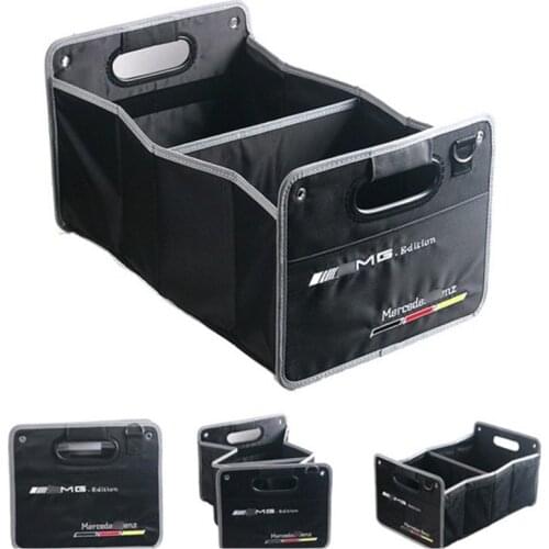 Collapsible Car Organizer for trunk transporting storage Camping car accessory box organizer luggages Suitable for Benz