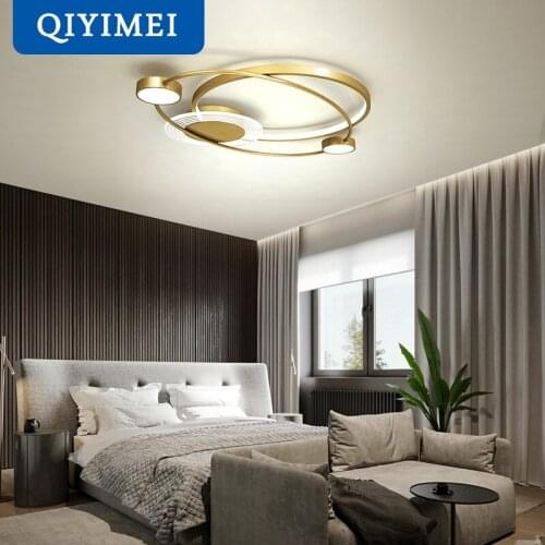 Modern Round LED Chandeliers Lights Home Decoration Fixtures For Bedroom Study Living Room Salon Indoor Lighting Lamps AC90-260V