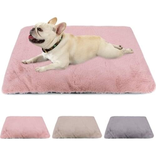 Warm Dog Bed Pet Mat Winter Dog Cat Sleeping Beds Soft Fleece Pet Puppy Cushion For Small Medium Large Dogs Cats Pets Sofa Pad