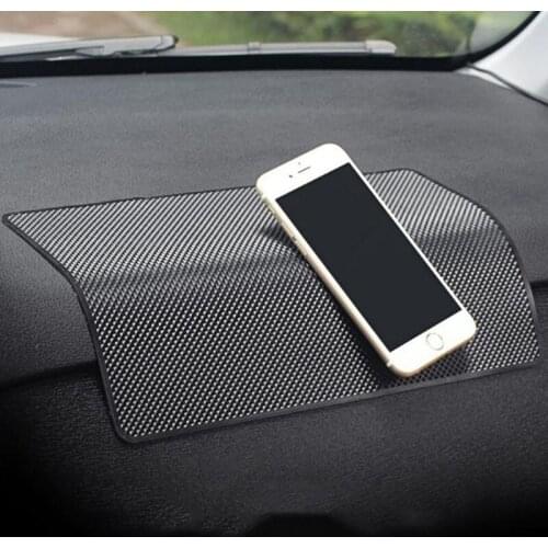 High Quality 20*13CM Auto Car Dashboard Anti-Slip Sticky Key Pads Holder For GPS Cell Phones Black Car Interior Car Styling