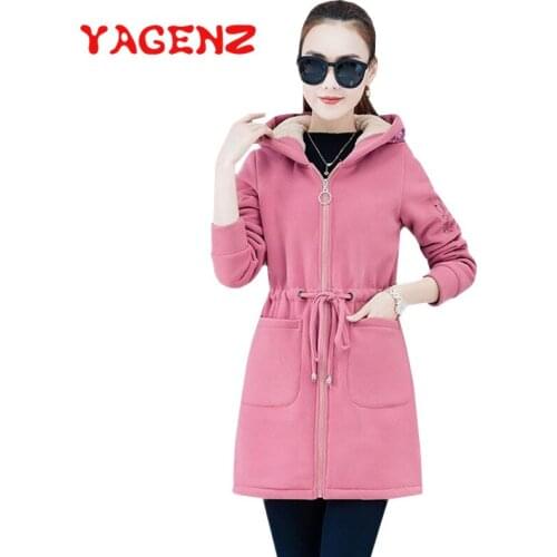 Женские длинные толстовки YAGENZ China At AliExpress